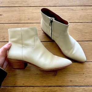 Madewell The Charley White Booties